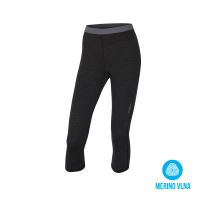 3/4 kalhoty Husky Merino L černá