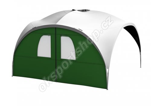 Zástěna Husky k přístřešku Broof Wall Zip L zelená