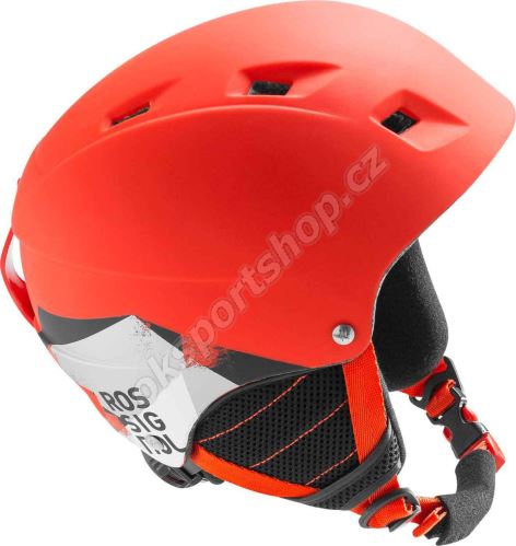 Lyžařská helma Rossignol Comp J Red-led